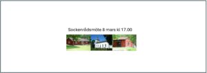 Sockenmöte 8 mars kl. 17.00