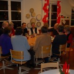 Luciafirande Trehörna Kyrka 12/12 2009 Arrangören avslutar dagens jobb